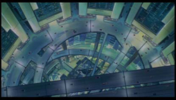 Capture d'écran du film Ghost in the Shell